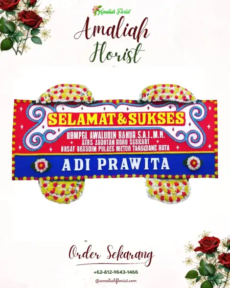 Papan Bunga Ucapan Selamat Rikit Gaib
