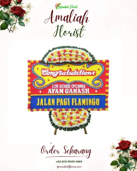 Sewa Papan Bunga Rikit Gaib